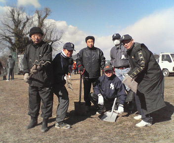 2008年2月17日グランド整備